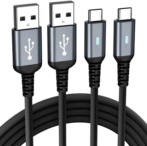 USB C Charger Cable,2Pack 6FT/1.8M USB to USB C Cable Fast Charging Type C Charger for iPhone 16 15 Pro,Samsung Galaxy S24 S23 S22 S21,Note 10 9 8,Google Pixel,LG,Sony Xperia,Switch ect