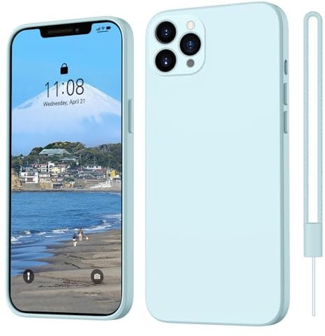 ORDA for iPhone 11 Pro Max Case Silicone for iPhone 11 Pro Max 6.5 Soft Gel Rubber Cover Ultra Slim Case Anti-Scratch Compatible with iPhone 11 Pro Max Phone Case Light Blue