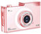MQODLFP Appareil Photo Numérique 4K FHD 50MP Caméra Autofocus Écran IPS 2,4 Pouces Caméra Compacte WiFi avec Lumière D'Appoint pour Étudiants Rose