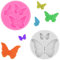 Butterfly Silicone Molds, 2Pcs Mini Butterfly Fondant Mold 3D Butterfly Themed Baking Mould Silicone Butterfly Chocolate Mold Epoxy Resin Mold for Desserts Sugar Polymer Clay DIY Crafts