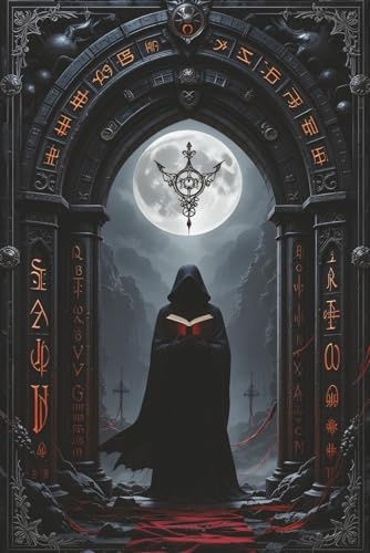 Gothic Occult Notebook: Dark Fantasy Writing Journal with Runes | 6x9 Lined Journal with Borders | 120 Pages