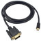 NUOBESTY Adaptador Mini Displayport Vga de Cable Convertidor de Video para Monitor y Proyector Resolución Conectores Chapados Compatible con Pc y Tablet