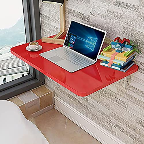 MSHGSKU Wandklapptisch, Küchentisch aus Holz mit Klappblatt, platzsparender Wäschetisch, tragbare schwebende Werkbank, kompakte, zusammenklappbare Mesa für Zuhause und Büro