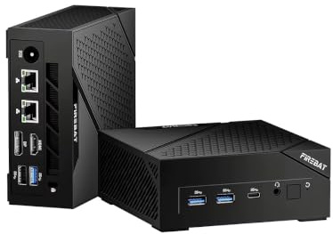 FIREBAT AM02 LP Mini PC R5 6600H 16Go DDR5 512Go SSD Dual RJ45 Win11