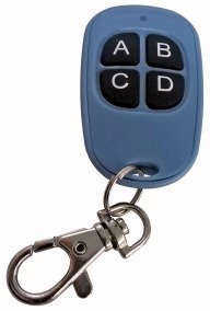Télécommande à auto-apprentissage pour portail automatique, 4 canaux, 433 MHz