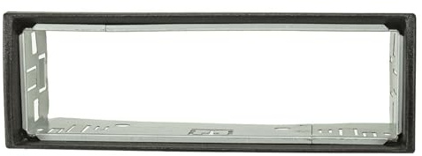 tomzz Audio 2457-047 Radioblende Metallschacht kompatibel mit VW Golf II Jetta II Bus T4 Transporter schwarz