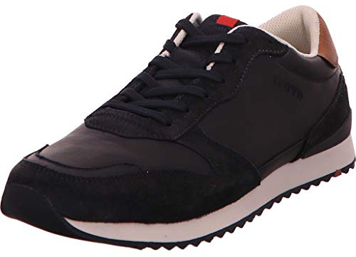 LLOYD Herren Sneaker Edmond, Männer Low-Top Sneaker,lose Einlage,Normalweit,Strassenschuhe,Freizeitschuhe,Turnschuhe,Laufschuhe,Navy,44 EU / 9.5 UK