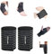ONTYZZ Ellenbogenorthese 1 Paar Hoch Elastisch Handgelenk Bandagen Handstütze zum Sport Fitnessstudio Betrieb Hocken Trainieren Knöchelstütze Schwarz/90cm