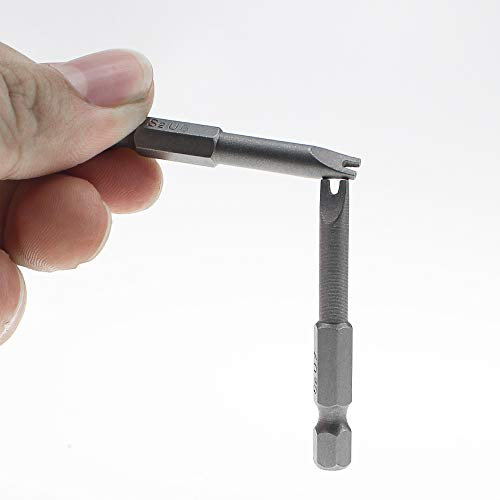 Dreieck Schraubendreher Bits JPGhaha Schaft Magnetische Schraubendreher Bits Set Magnet Dreieck Kopf Schraubendreher Bits 50mm für Die Dekorationsindustrie 10 Stück