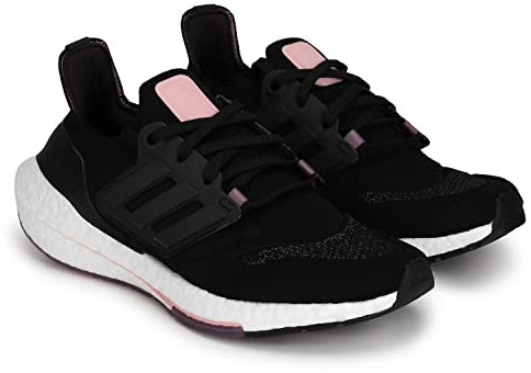 Adidas Damen Ultraboost 22 Running Shoe, Core Black/Core Black/Legacy Purple, 36 2/3 EU