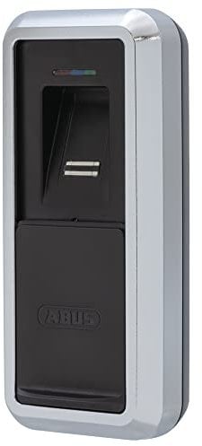 ABUS One Fingerscanner CFS3100 für Haustür, Wohnungstür und Terrassentür - smarter Türöffner - Zubehör für Loxeris One, Wintecto One, Cylox One und CFA3100 - mit Verdeck für den Sensor - silber