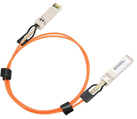 Garsent Cable SFP AOC de Alta Velocidad 10G, Cable óptico Activo SFP a SFP, Compatible con Cisco, Huawei, H3C, Juniper, HP, ZTE, DELL, Entel, Extreme, 1M