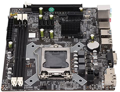 Diyeeni DDR3 LGA 1150 CPU USB3.0 SATA3.0 Gaming Motherboard, RJ45 VGA DVI Desktop Motherboard, RTL8105e 100M Net Card, 6 Channel Voice Chip, PCIE X16 Graphics Card Slot
