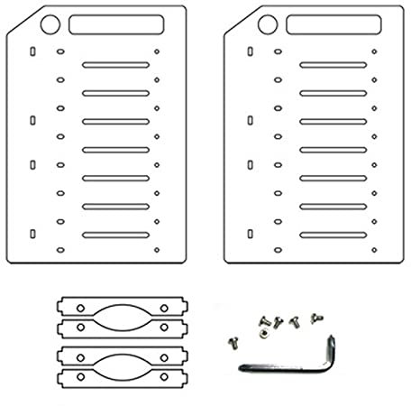 Hopbucan 3,5 HDD Festplatten KäFig 8X3,5 HDD KäFig Gestell DIY Festplatten GehäUse für BTC Mining Computer Speicher Erweiterung