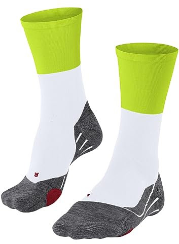 FALKE Unisex Fahrradsocken BC Gravel U So Baumwolle Funktionsmaterial antiblasen 1 Paar, Weiß White 2007, 46-48