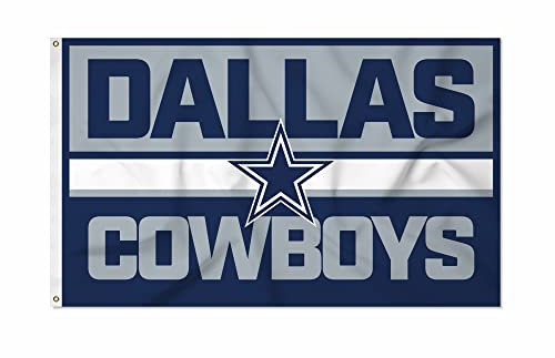 Rico Industries NFL Football Dallas Cowboys Bold 90 x 152 cm Banner Flagge einseitig – drinnen oder draußen – Heimdekoration