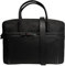 DONBOLSO Laptoptasche Leder - Echtleder Business Tasche Laptoptasche 13 Zoll - Organizer Vordertasche, Laptopfach - Ledertasche - Unisex - Abnehmbarer Schulterriemen - 38x28cm - Schwarz