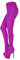 blingqueen Damen Fashion Stiefel Plateau Chap Boots Stiletto Leggings High Heels Stretch Overknee Absatzschuhe Fuchsia 44 EU