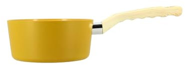 MENASTYL - Casserole 16cm Colorama safran - En Aluminium - Revêtement antiadhésif en céramique - Tous feux dont induction