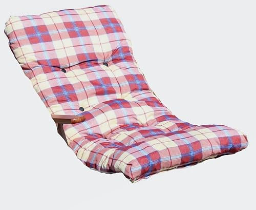 Briconess.com Kissen 110 x 55 cm gepolstert für Stühle und Relaxsessel mit Holzrahmen