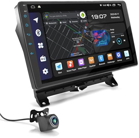UGAR Android 15 Autoradio kompatibel für Land Rover Range/Rover Sport 2005-2009 9 Zoll Touchscreen-Radio mit kabellosem CarPlay & Android Auto, 4GB+64GB, Bluetooth, WLAN, DSP, DAB+, GPS-Navigation
