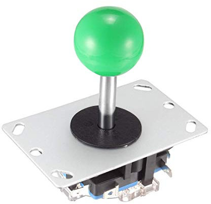 XYWHPGV Joystick Control Stick Rocker Switch 4 Way Green Ball Top Handle DIY Parts Classic Arcade Game Fighting Competition 4NO Momentary(7a70c 65730 4cf72 7a635 d9bb4 3238e