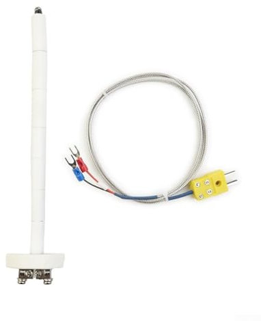 Sonde de bloc de thermocouple, sonde de four en céramique de bloc de thermocouple de type K pour contrôleurs de température, mesure de haute température