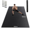 HAPBEAR Extra Groß Breit Sportmatte Fitnessmatte Gymnastikmatte rutschfest-Yogamatte 366 cm x 183 cm x 8 mm Dicke, Hoher Dichte Ultra Haltbar PVC,Trainingsmatten mit Fitnessbänder, Schuhfreundlich-09