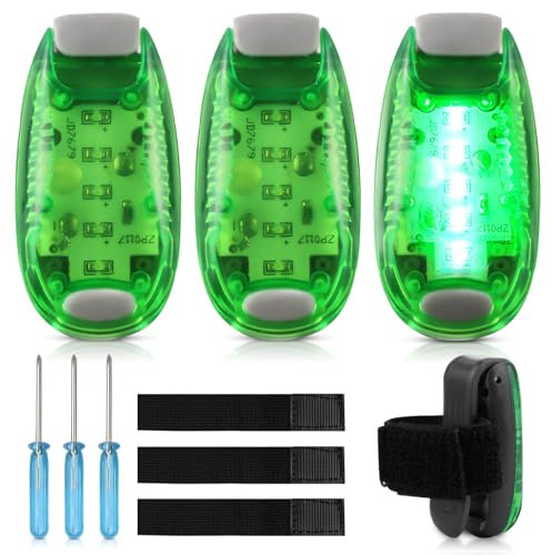 Led Blinklicht Schulranzen 3 Sicherheitslicht Sicherheit Licht Set Licht Rucksack Kinder Blinklicht Schulranzen Licht Blink Licht Schulranzen Kinder mit Clip Sicherheit Licht für Kinder,Laufen,Reiten