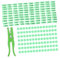 Sosoport 1 Set Pinze Per Marchi Auricolari Marcatore Di Marchi Auricolari Per Animali Strumento Di Identificazione Del Bestiame Ovino Orecchini Dorsi Per Borchie Green Pp