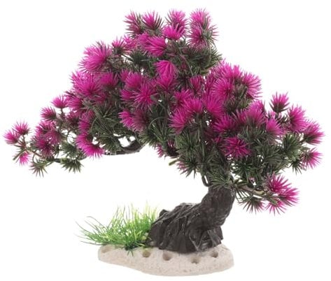 Supvox Aquarium Landschaftsbau Baum Aquarium Baum Mini-Aquarium - gefälscht Bonsai für Aquarien Farn Artificial Tree kunststoffpflanze Aquariumbaum für Aquarium Aquariumbaummodell Plastik