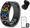 Smart Ring for Men Women, Sleep & Heart Rate Monitor Health Ring, Fitness Ring Heart Rate Blood Oxygen Sleep Monitor Step Counter Activity Tracker for Android iOS with Charging Case (#8-Q)