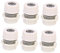 VANZACK 6Pcs Washing Machine Water Inlet Joint Hose Quick Connector Versatile Faucet Adapter for Garden Leak Installation Compatible with Various Faucets