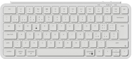 Keychron Tastiera wireless B1 Pro ultra slim 75% Layout Italiano ISO QWERTY, configurabile ZMK, tasi in PBT, 3 modalità 2.4 GHz/Bluetooth/cablata, compatibile con Windows/Mac, bianco avorio