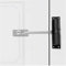 Gate Opener Kit Safety Spring Door Closer Automatic Gate Lock Aluminum Alloy Closer Hins Soft Closing Hin for Garden Screen Doors Fences(Nero)