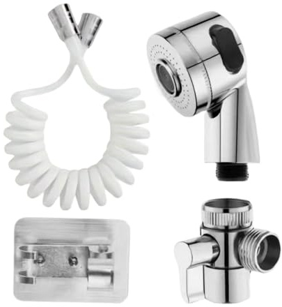 Brausearm Wasserhahn Küche | Set Dusche Spüle mit Schlauch zum Waschen von Haaren | 2 Sprühmodi Werkzeug Reinigung Haus Wohnmobil Waschküche Badezimmer Wäsche | Zubehör