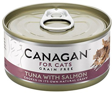 12 x 75g Canagan Ocean Tuna with Salmon Grain-Free Cat Food