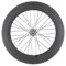 WINDBREAK BIKE Carbon Track 88mm Matte Finish Clincher Rear Wheel for Fixed Gear Bike
