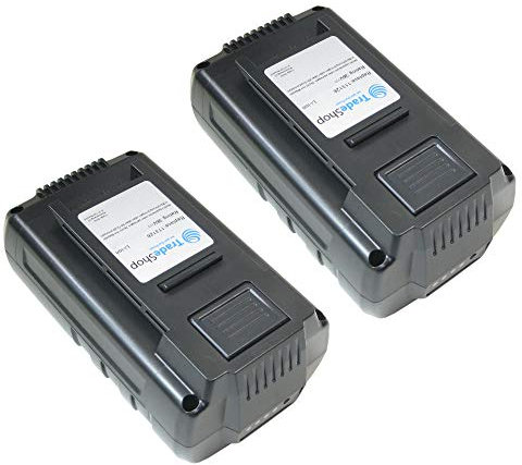 2x Trade-Shop Premium Li-Ion Akku 36V / 4000mAh / 144Wh für AL-KO Akku Grastrimmer GT 36 Li, Akku Heckenschere HT 36 Li, Akku Laubbläser LB 36 Li, Moweo 3.85 LI, EnergyFlex-Serie