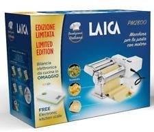 Laica PM2800 Kit Macchina Pasta, Acciaio, Argento