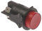 Astoria-Cma Druckschalter 250V 2NO rot Anschluss Flachstecker 6,3mm 2-polig Einbau ø 25mm 16A IP40 rund 85°C