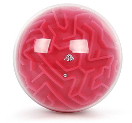 Wanbosi Labyrinthball in DREI Dimensionen, Koordinations- und Geschicklichkeitsspiel, geringer Schwierigkeitsgrad.