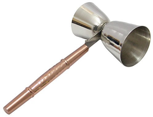 Nu Stahl tg-bt-jig-1ch Jigger Kupfer gehämmert, Kupfer versilbert