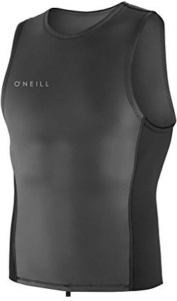 ONeill Reactor Ii 2MM Neoprene Wetsuit Vest Top Black - UV Sun Protection and SPF Properties - Hidden Key Pocket - Size - M