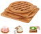 Efbock Bamboo Trivet, Home Kitchen Bamboo Hot Pads Trivet, Heat Resistant Pads, Square and Round (Multi-Size, Pack of 4)