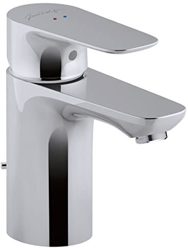 mitigeur lavabo aleo - avec flexibles d'alimentation tournant chromé - jacob delafon e72275-4-cp