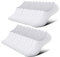 FALARY Füßlinge Herren Damen Footies Unsichtbare Kurze 10 Paar Sneaker Socken Großes Silikonpad Verhindert Verrutschen_Weiß_43-46