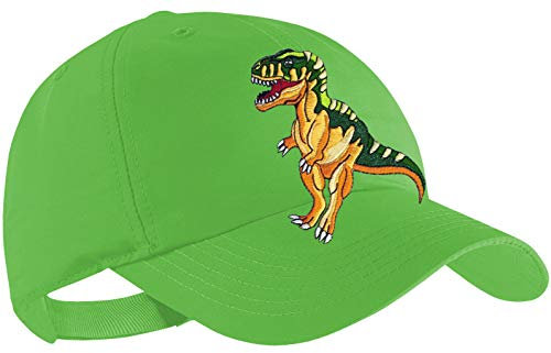 Blackshirt Company Dinosaurier Schildmütze Kinder Base Cap Dino Rex Farbe Grün