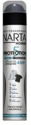 Narta – Desodorante Hombre atomizador anti-transpirant protección 5 eficiencia 48h – 200 ml