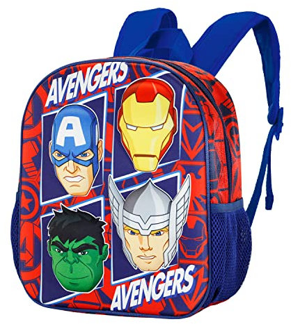 Avengers The Four-Sac à Dos 3D Petit, Rouge
